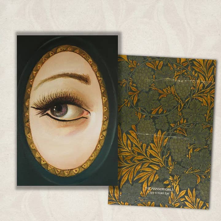 The Mansion Girls - 'I Spy A Violet Eye' Double-Sided Print.