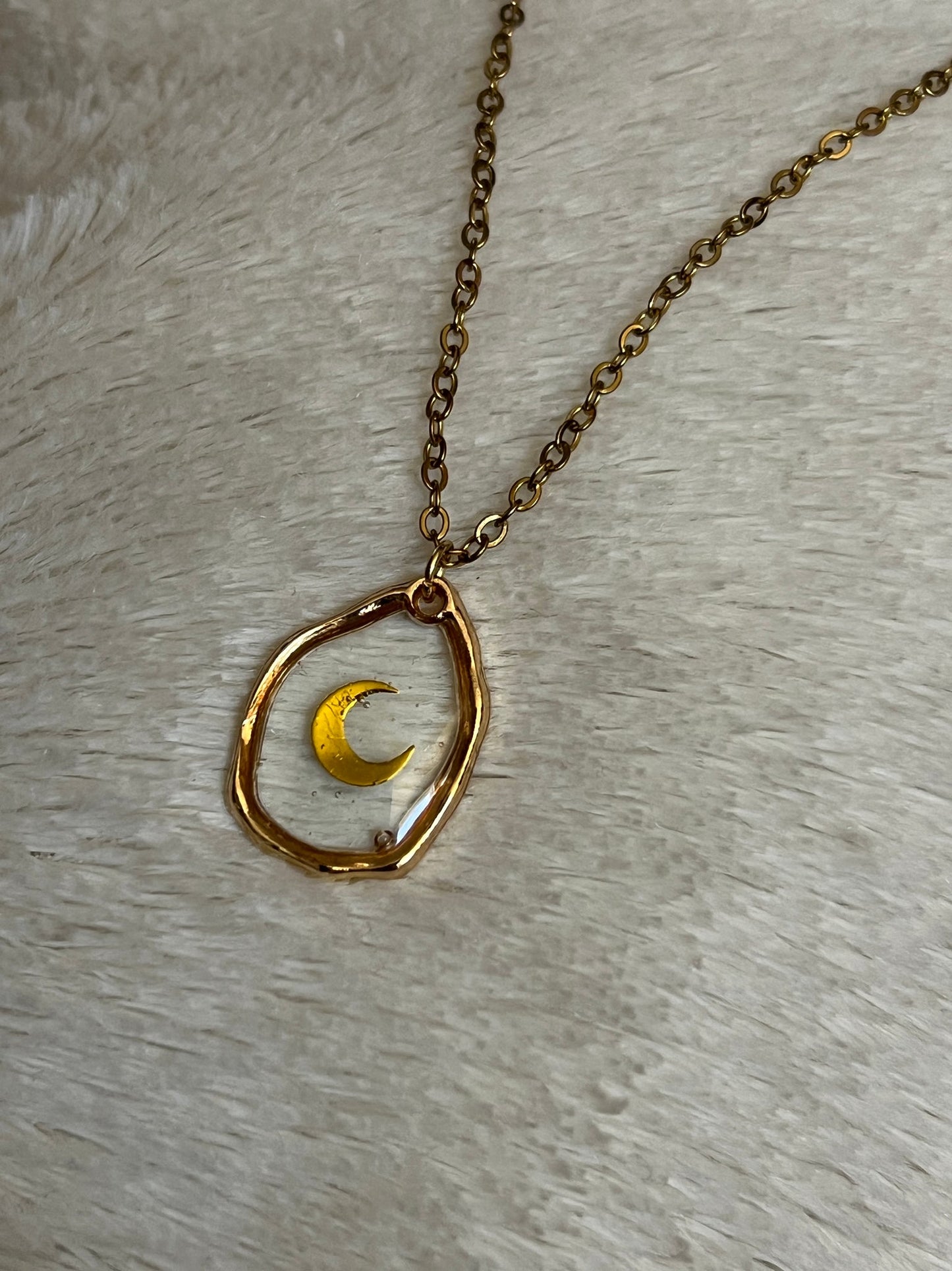 Bare Bones Jewelry - Moon Pendant