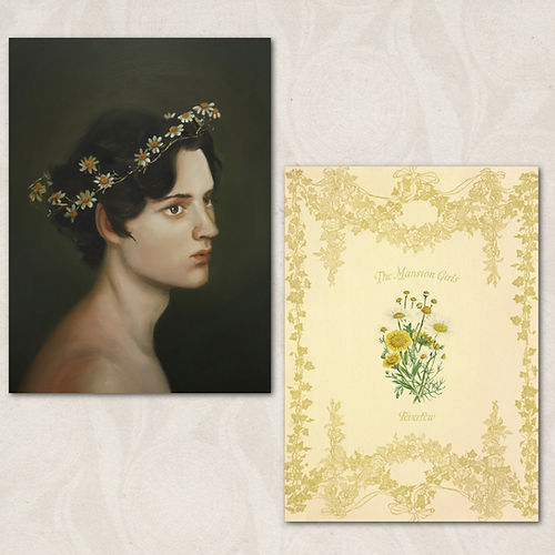 The Mansion Girls - 'Feverfew' Double-Sided Print.