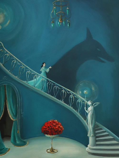 The Mansion Girls - 'Blue Blood' Fine Art Print