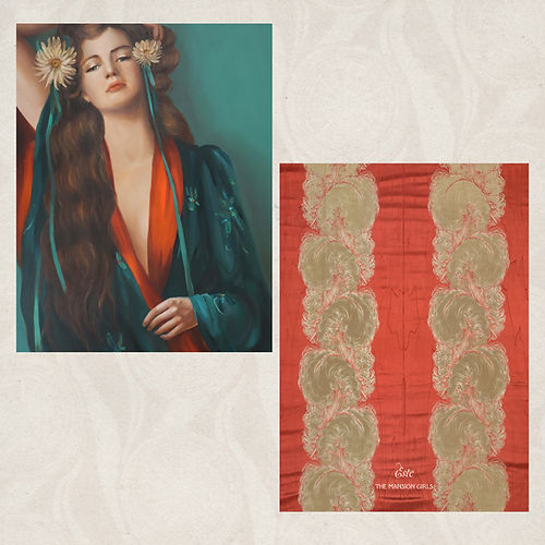 The Mansion Girls - 'Este' Double-Sided Print.