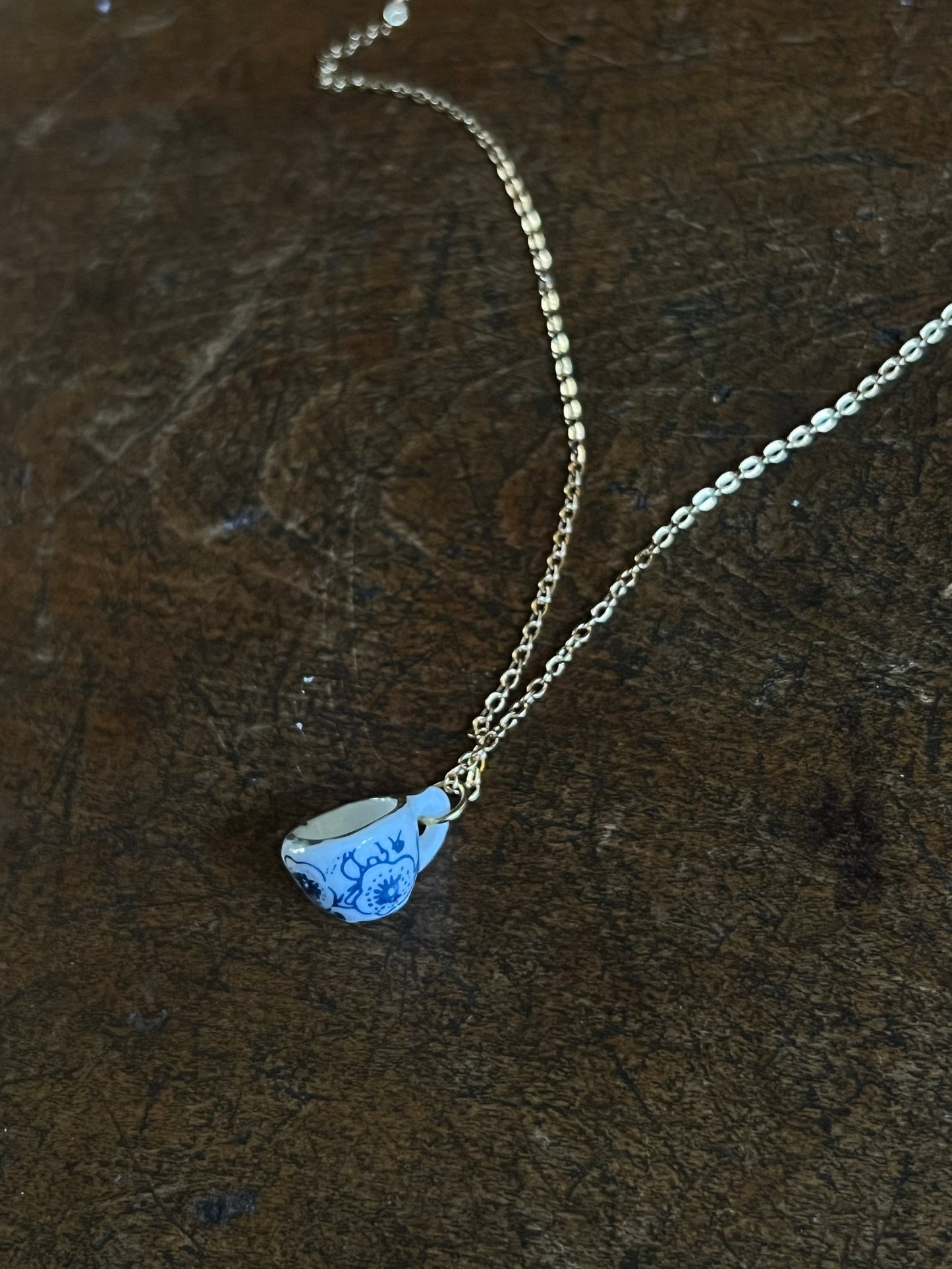 Bare Bones Jewelry - Teacup Necklace