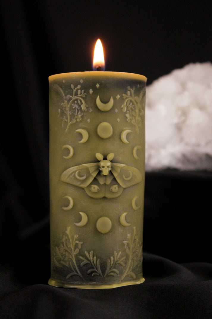 Beeswax Candle - Moonphase