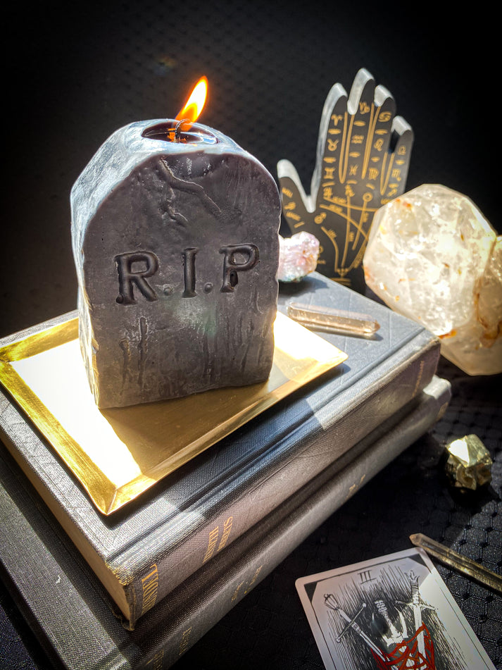Beeswax Candle - Tombstone