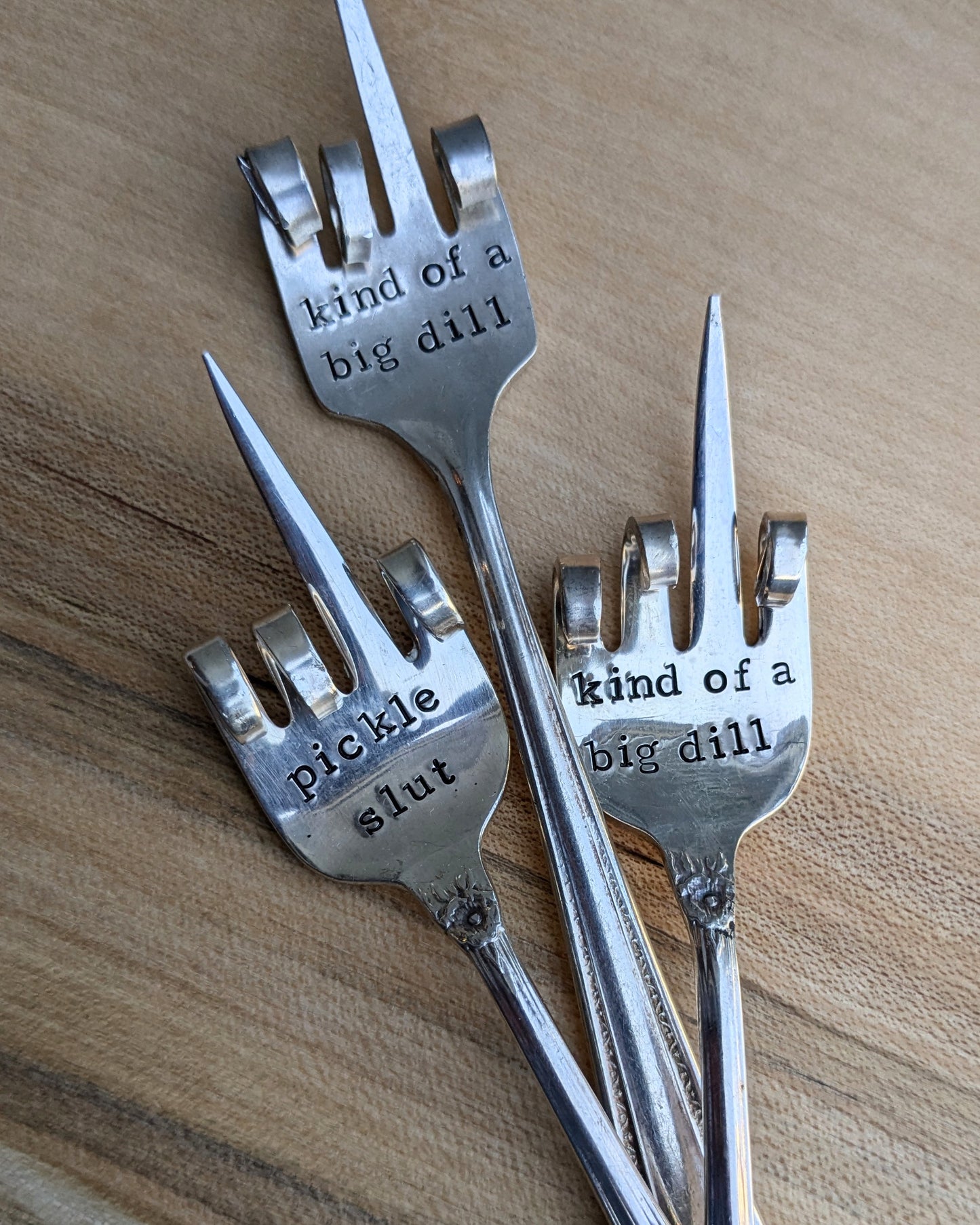 Stamped Frosting Vintage Cutlery