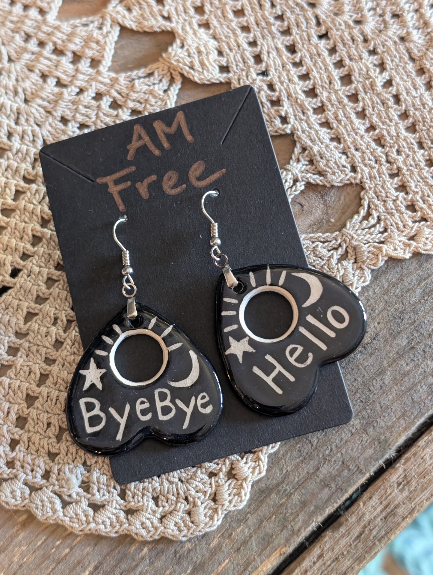 AM Free Porcelain Earrings