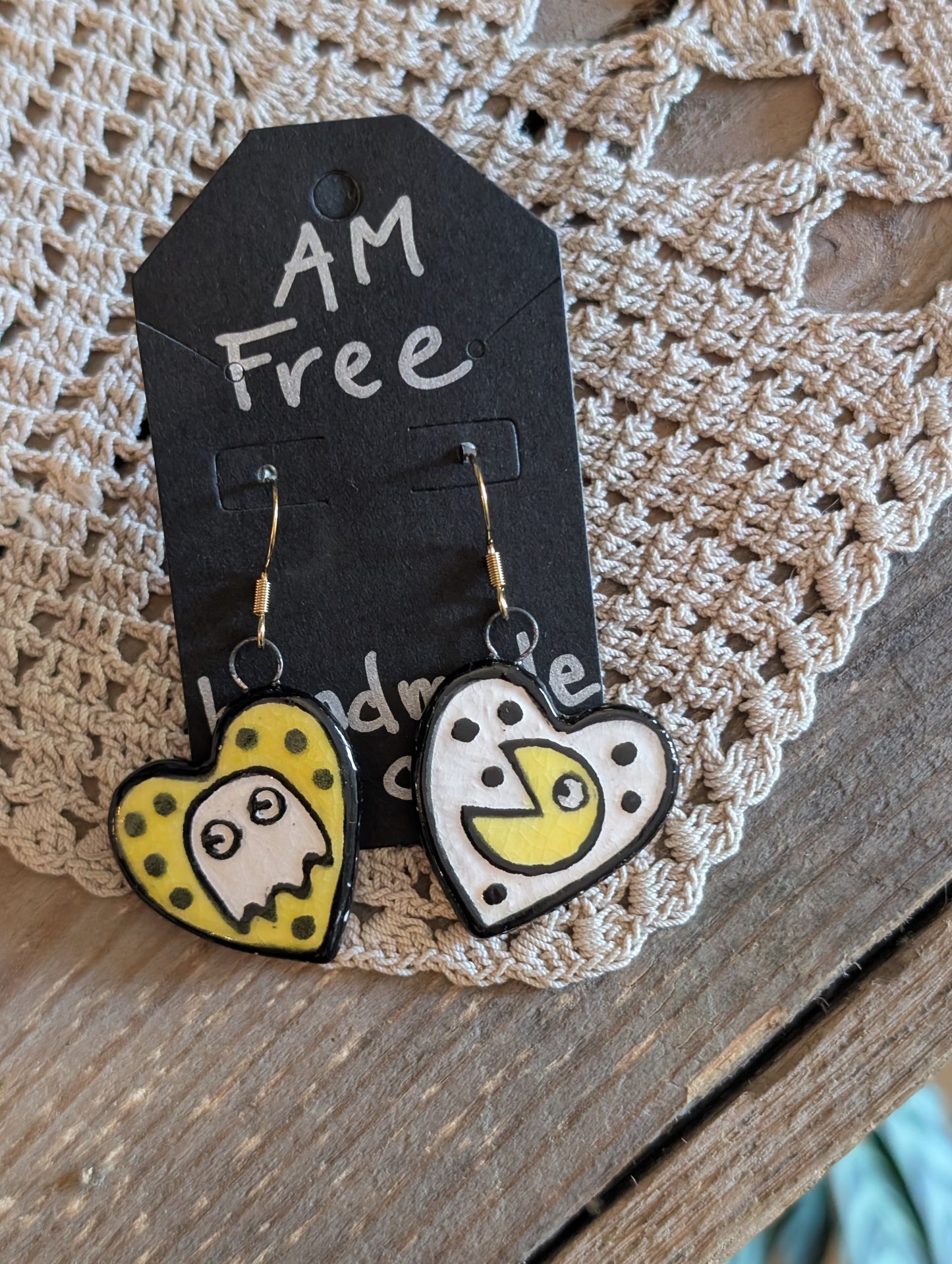 AM Free Porcelain Earrings