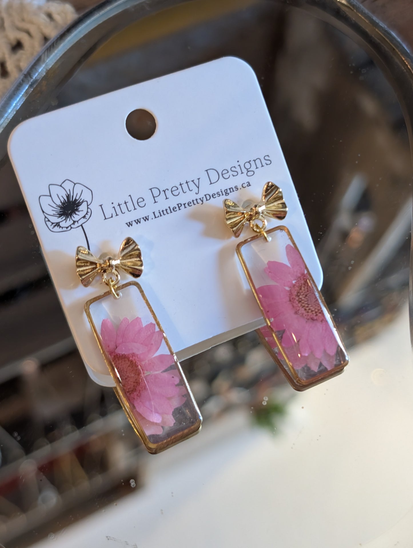 Little Pretty Designs Floral Earrings