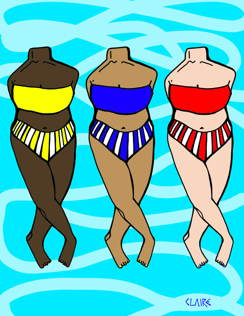 The Bathers Print - Claire Scott