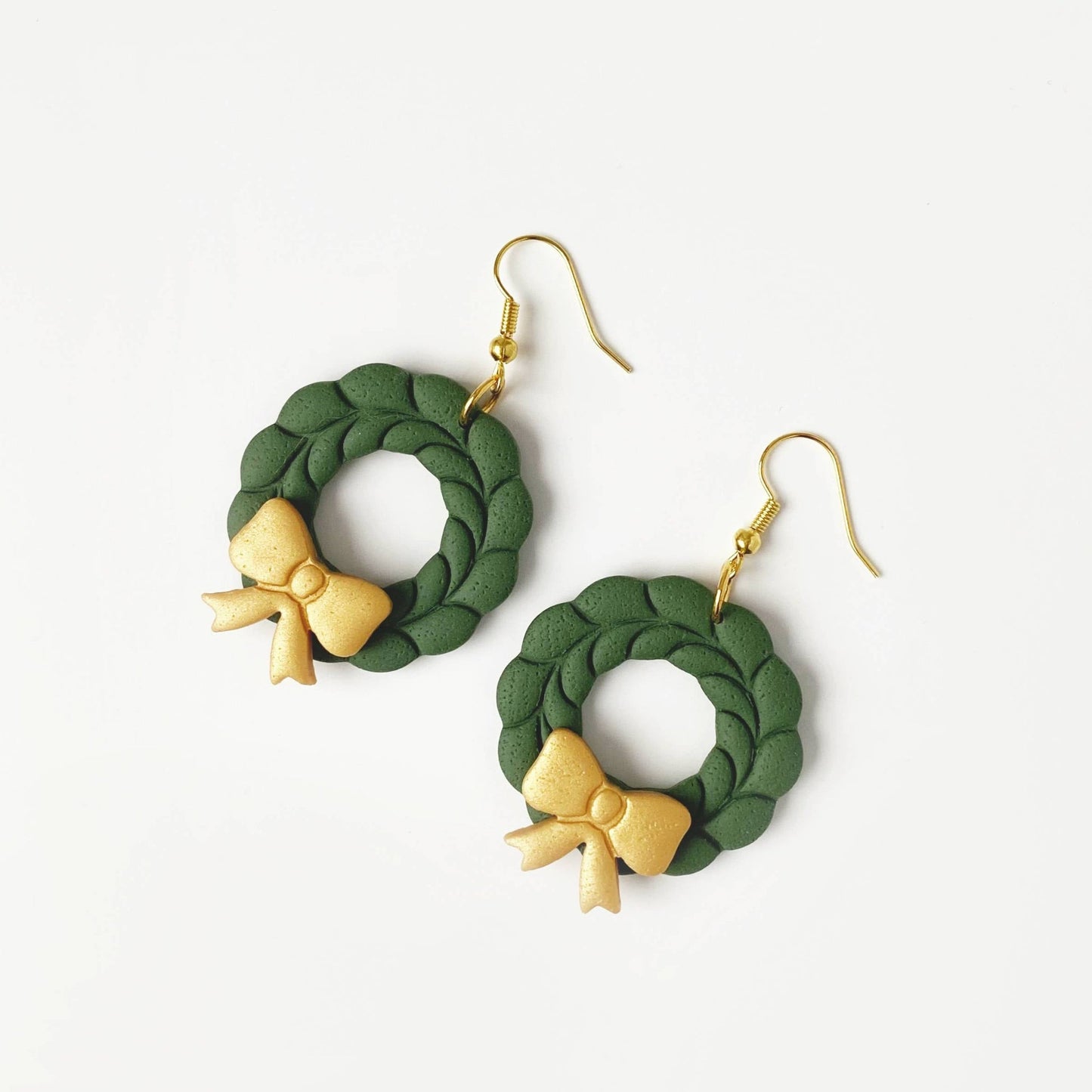 Christmas Wreath Earrings