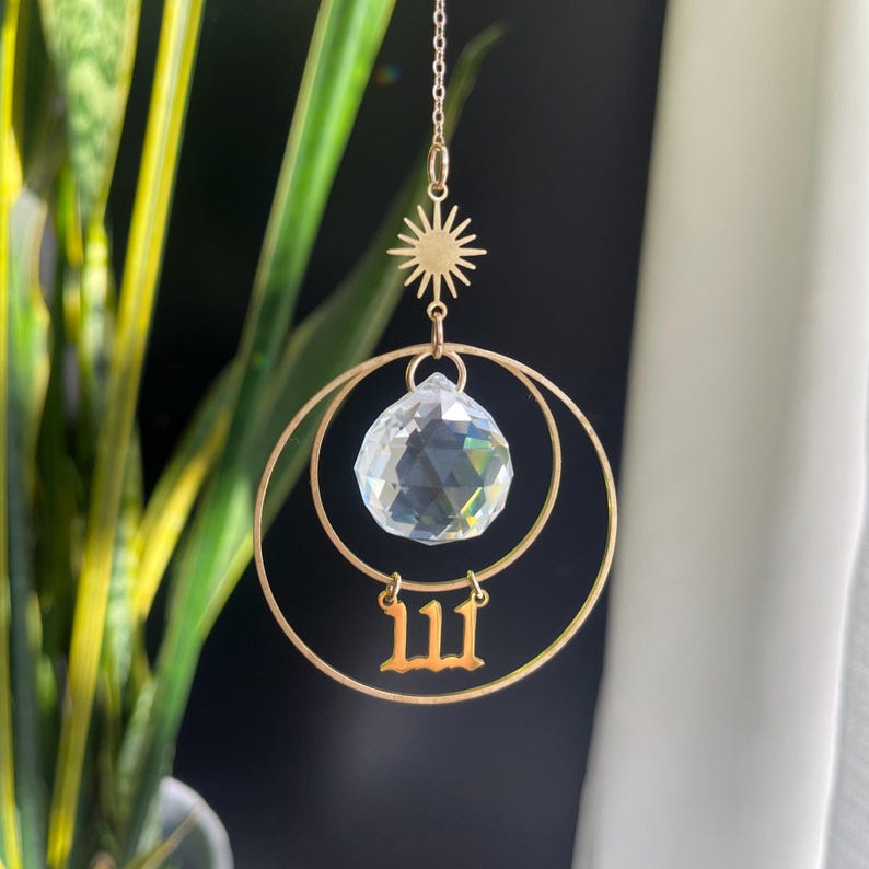 Angel Number Mini Suncatcher
