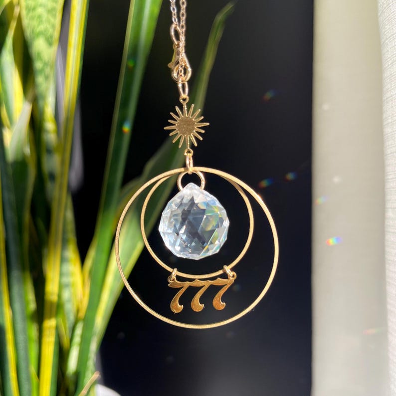 Angel Number Mini Suncatcher