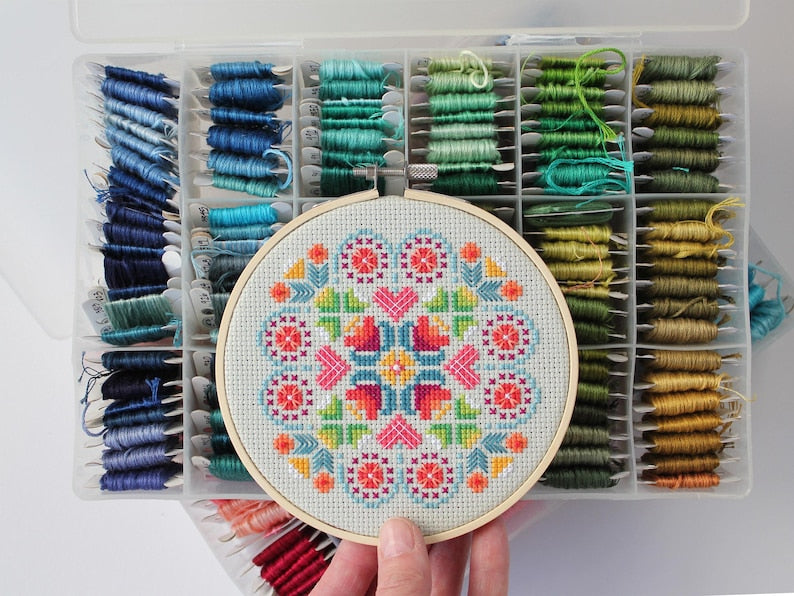 Hummingbirds Paradise Cross Stitch Kit