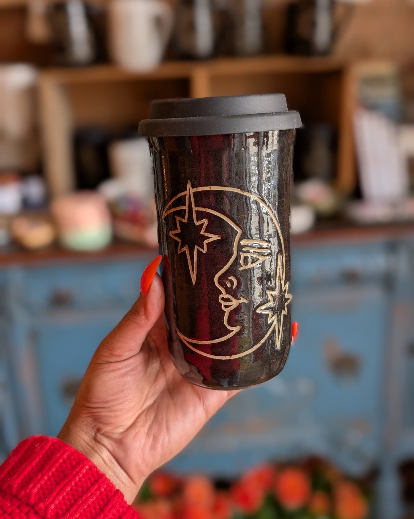 Jacpot Pottery Travel Mug