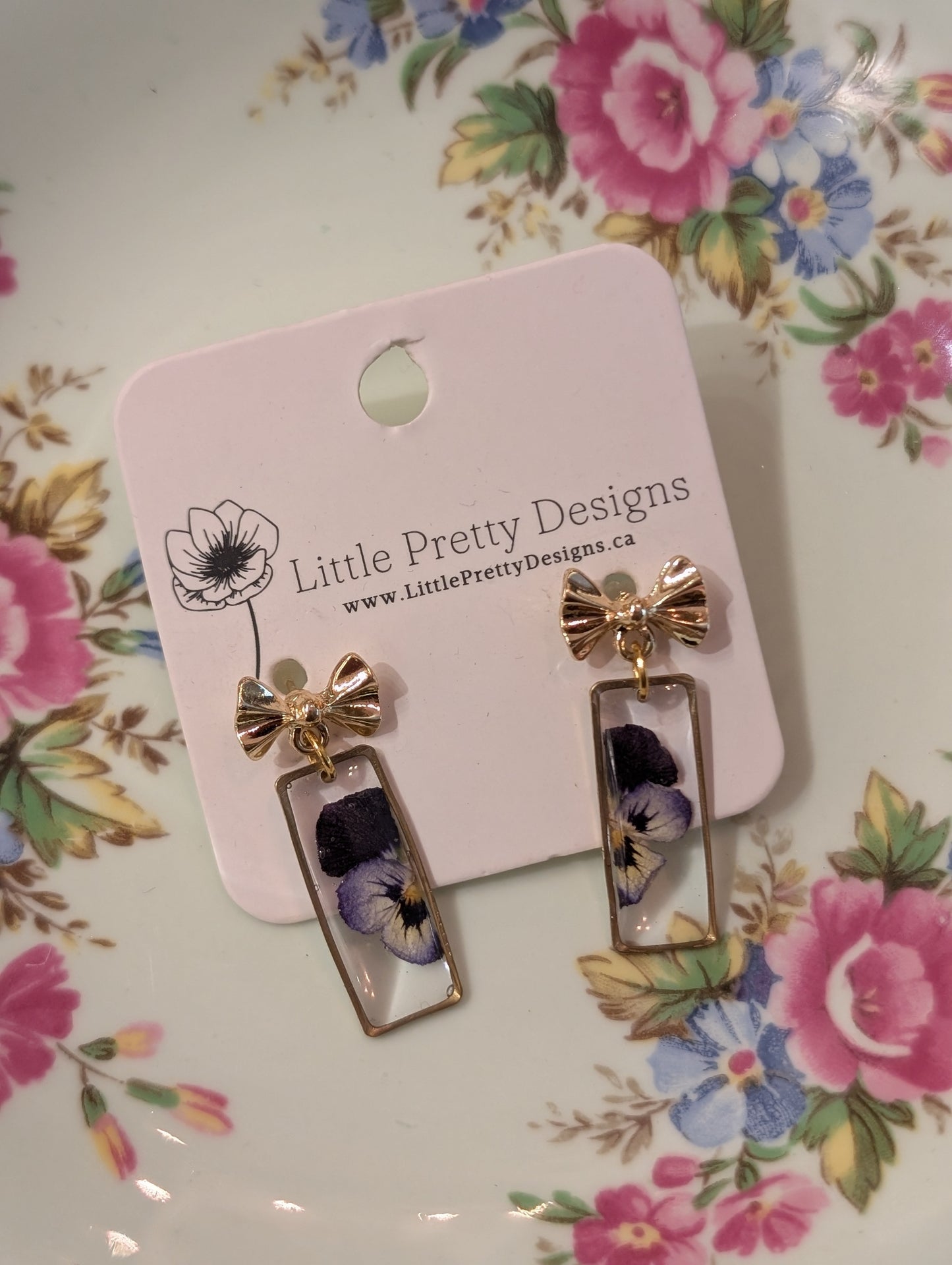 Pressed Floral Earrings