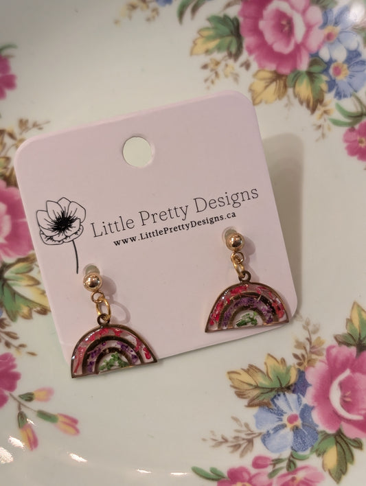 Pressed Floral Earrings
