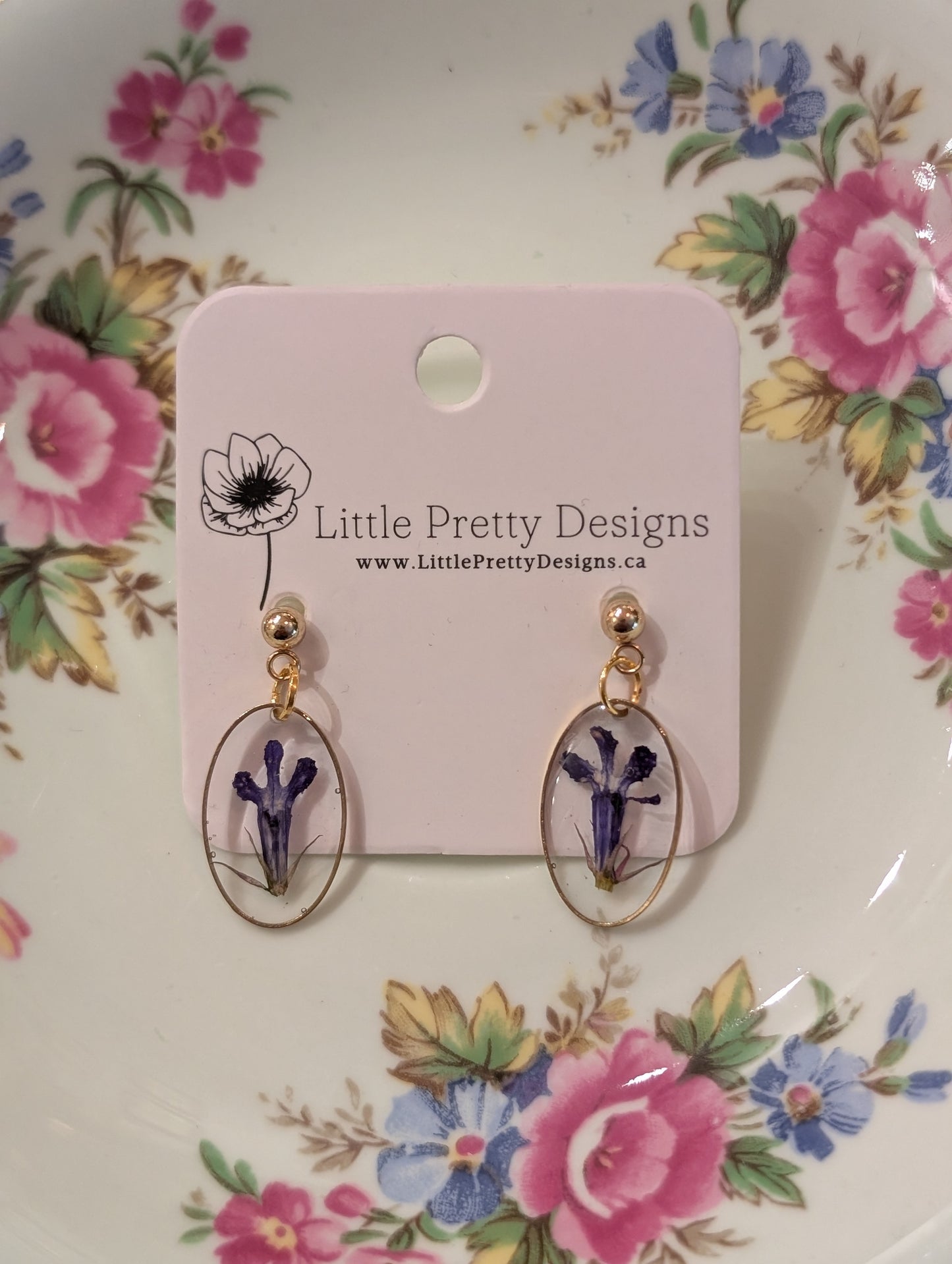 Pressed Floral Earrings