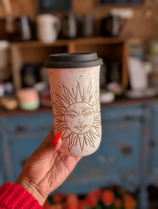 Jacpot Pottery Travel Mug
