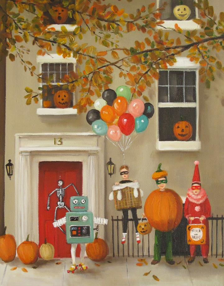 All Hallow's Eve, Hell's Kitchen, New York. 1989