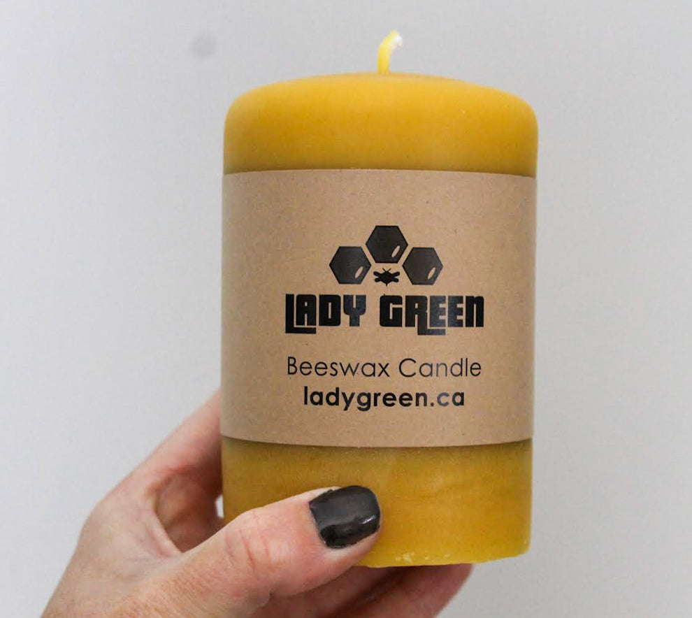 Beeswax Pillar Candle