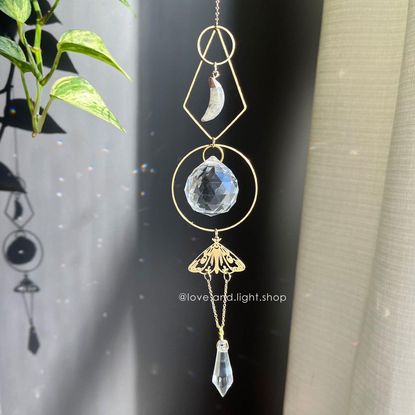 Moon & Moth Suncatcher