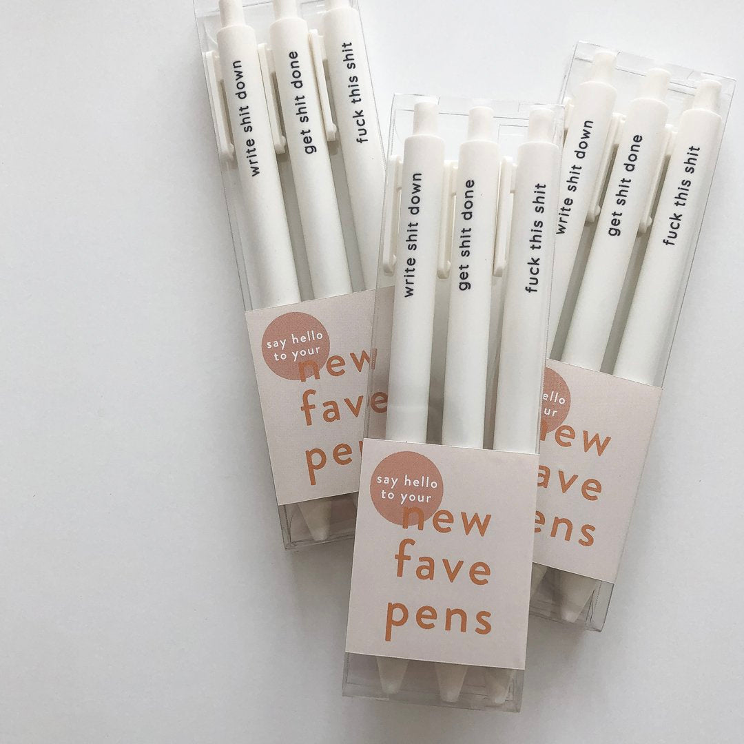 Shit x3 Pen Set