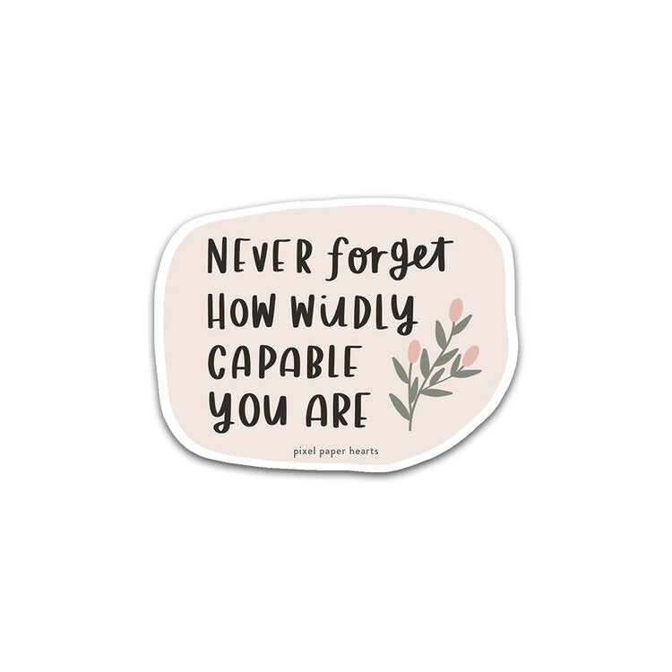 Wildly Capable Sticker