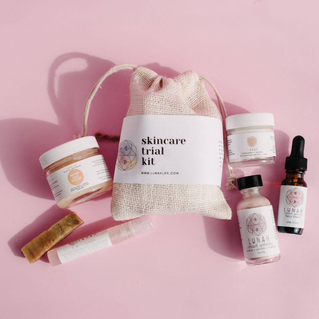Starter/ Travel - The Basics Skin Care Trial Kit- Your Complete Lunah Routine