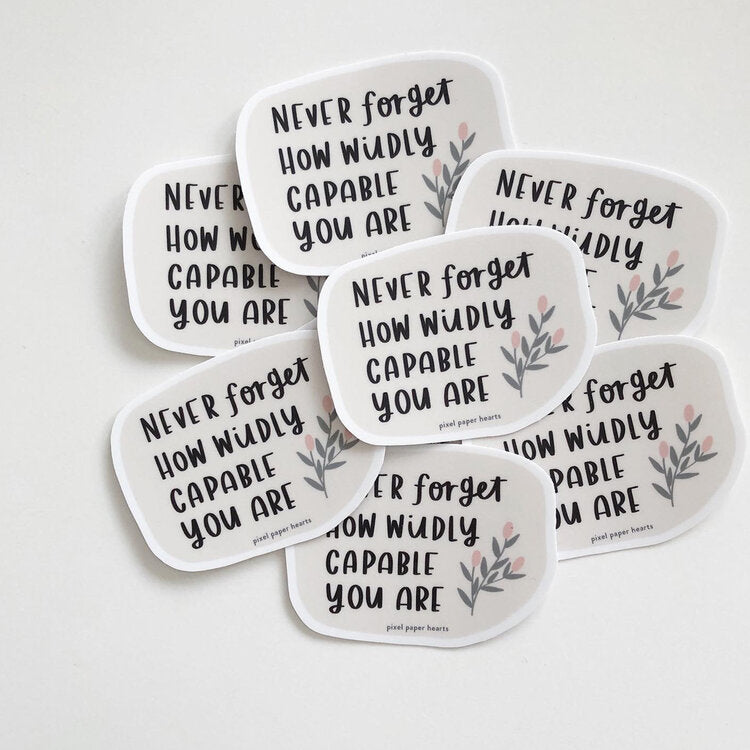 Wildly Capable Sticker