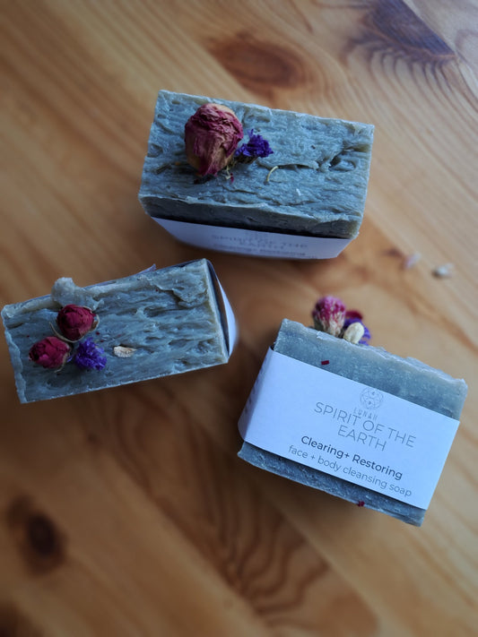 Spirit of the Earth Charcoal Face & Body Soap Bar