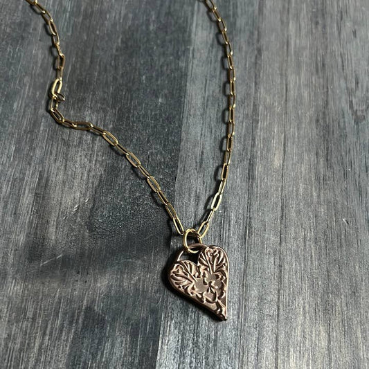 Ornate Heart Necklace