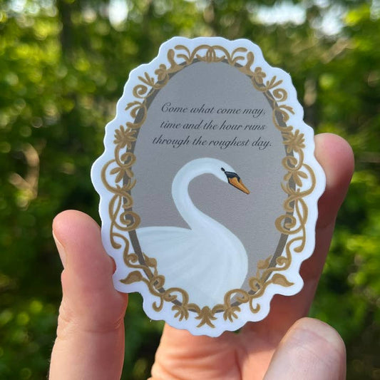 MacBeth Swan Sticker