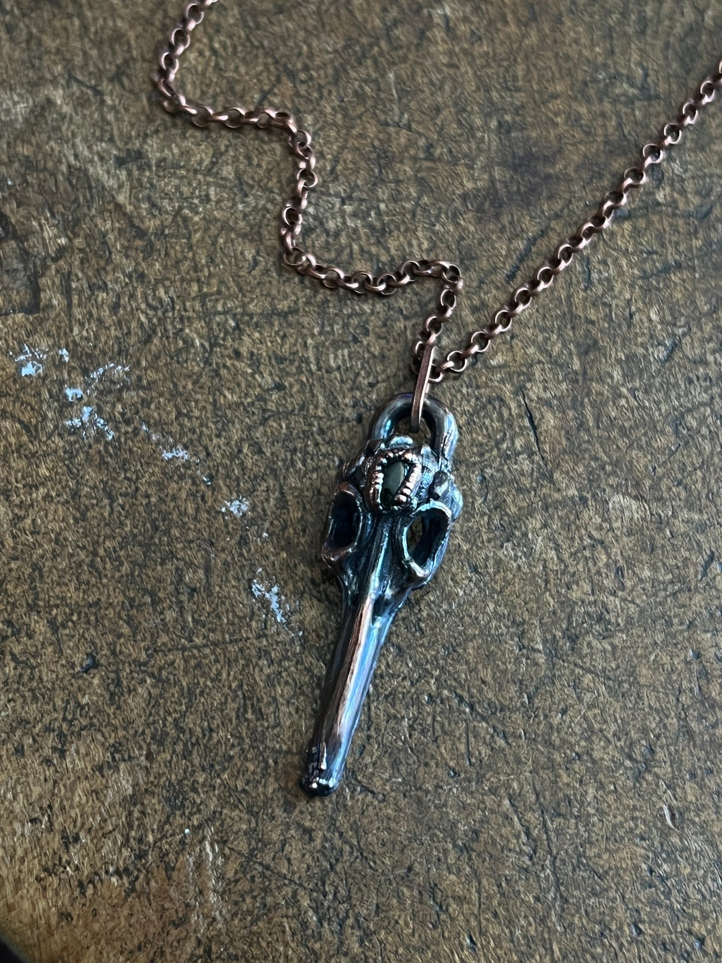 Bare Bones Jewelry - Serpentine Bird Skull