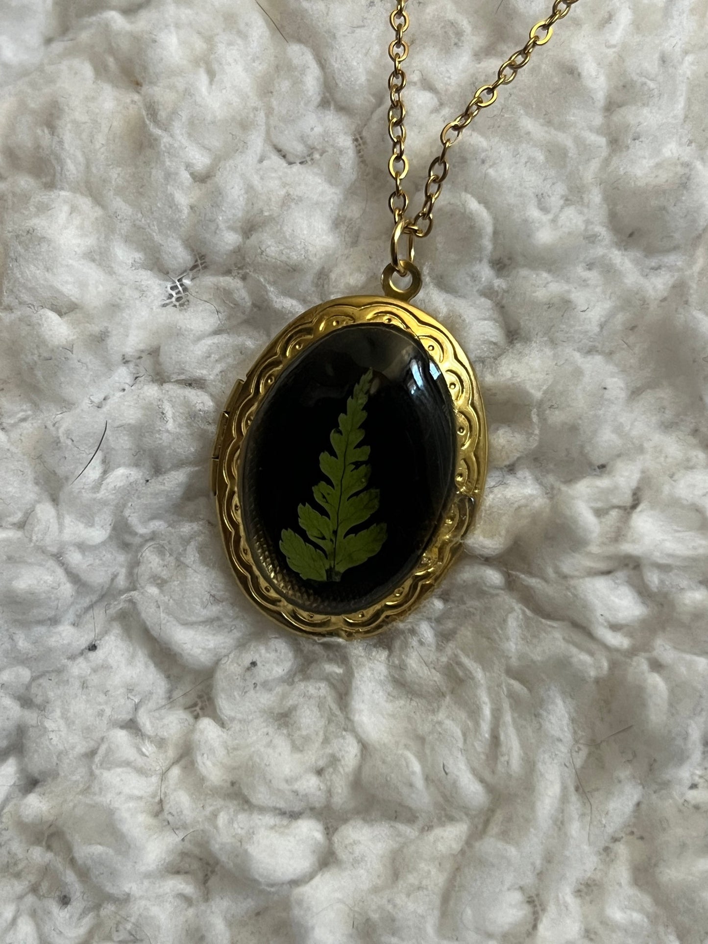 Bare Bones Jewelry - Fern Locket