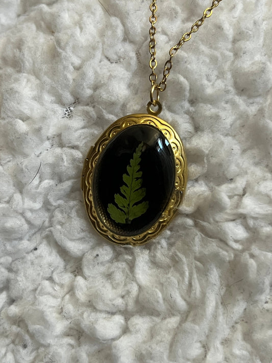 Bare Bones Jewelry - Fern Locket
