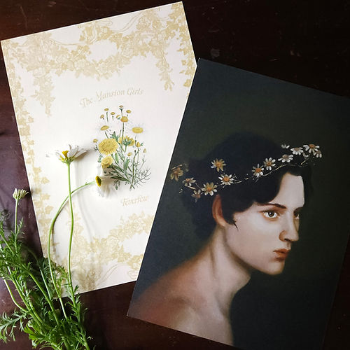 The Mansion Girls - 'Feverfew' Double-Sided Print.