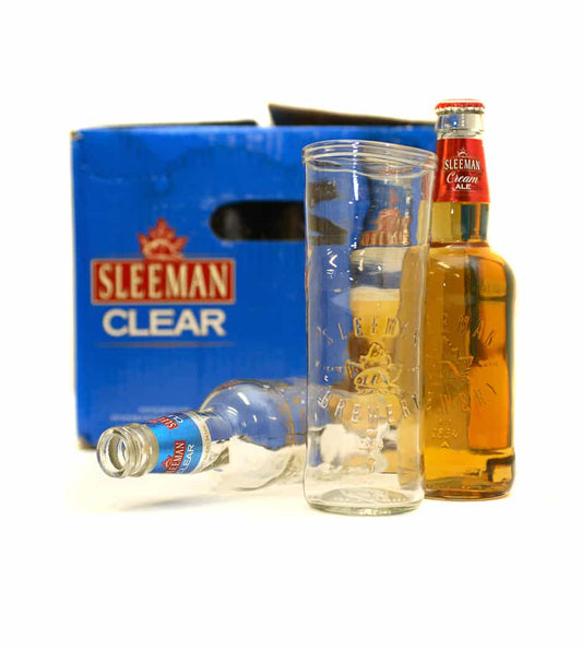 Sleeman Clear Beer Glass