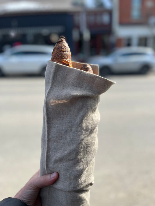 Lot 8 Linen Bread Bag