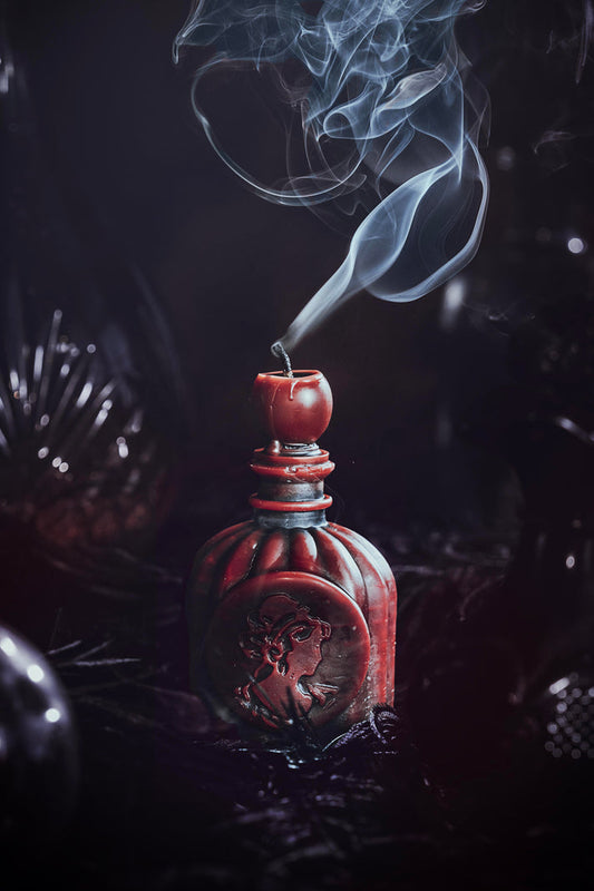 Large Potion Bottle Beeswax Candle