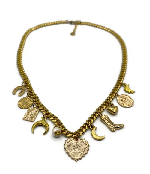 Desert Rose Charm Necklace