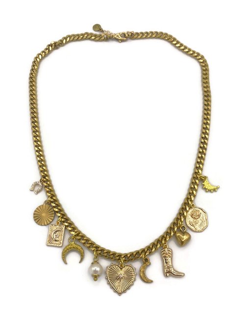 Desert Rose Charm Necklace