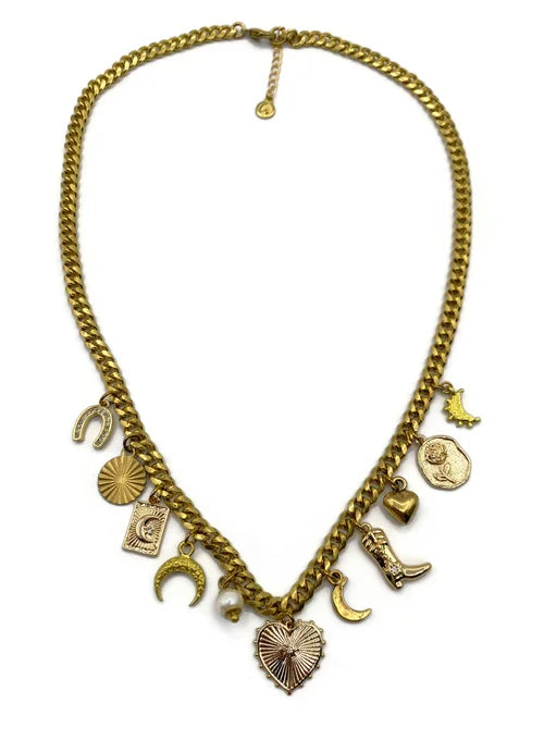 Desert Rose Charm Necklace