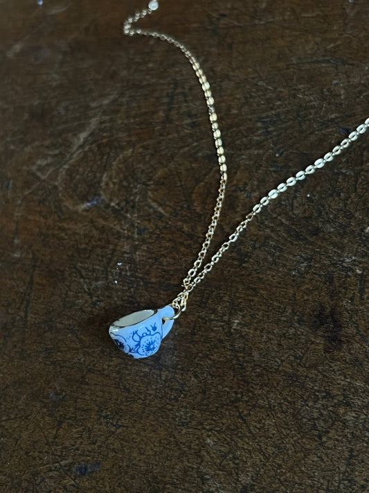 Bare Bones Jewelry - Teacup Necklace