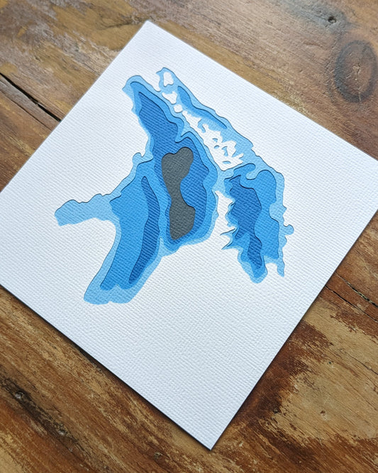 Cardtography Map - Lake Huron Mini