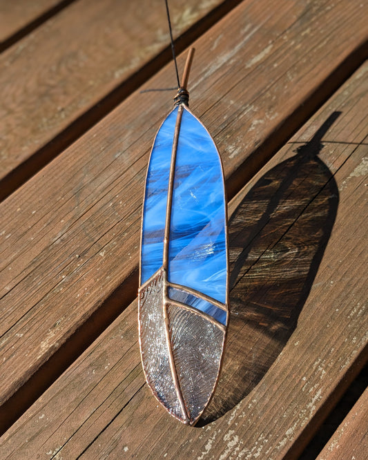 Stained Glass Feather