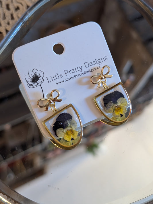 Little Pretty Designs Floral Earrings