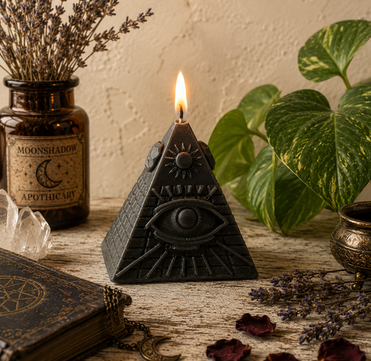 Beeswax Candle - Pyramid