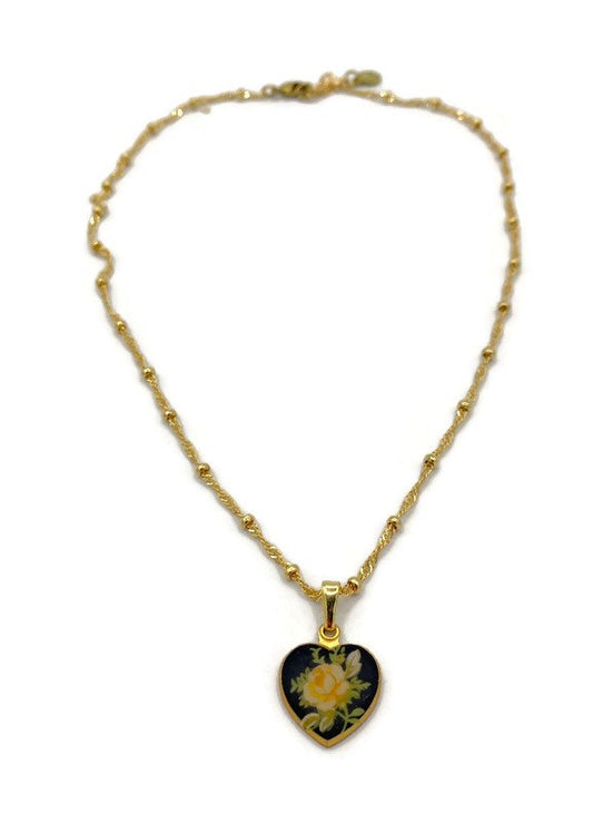 Vintage Rose Pendant