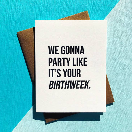 Birthweek Card