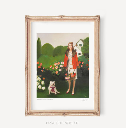 Beatrice in the Garden on Her Sixth Birthday